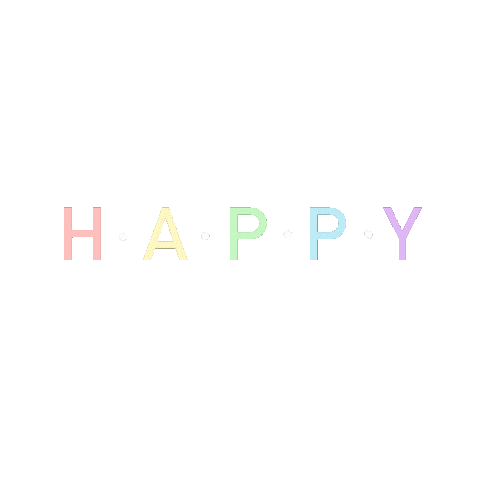 Happy Sticker