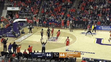 Mens Basketball Evansville GIF by UE Athletics
