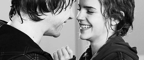  love smile kiss hp hermione granger GIF