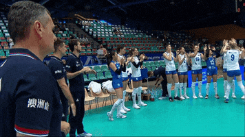 Celebrate Get Ready GIF by Volleyball World