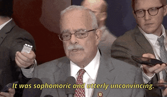 news iran briefing gerry connolly sophomoric and utterly unconvincing GIF