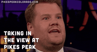 James Corden Wow GIF by Drive Pikes Peak