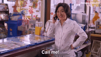 Calling Call Me GIF by Kim's Convenience