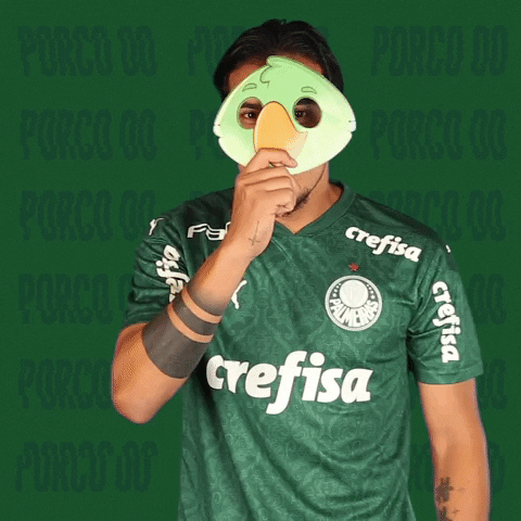 Mask Smile GIF by SE Palmeiras
