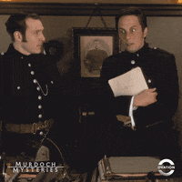 I Have To Go Murdoch Mysteries GIF by Ovation TV
