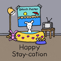Stay Home Family Vacation GIF by Chippy the Dog