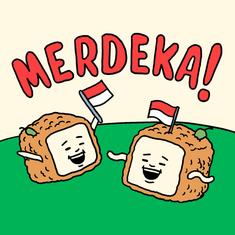 Indonesian Independence Day Indonesia GIF by Sherchle