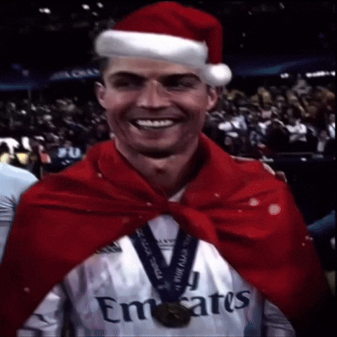 Merry Christmas Football GIF