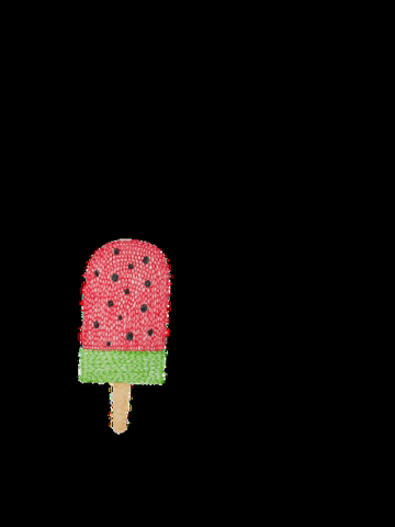 Mycolorfulsquares ice watermelon popsicle ijs GIF