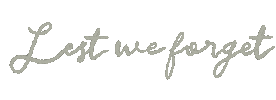 Lest We Forget Anzac Sticker