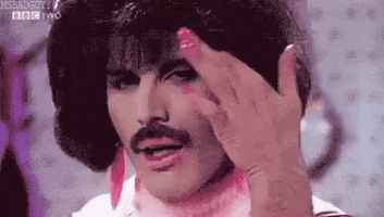 Freddie Mercury Flirting GIF