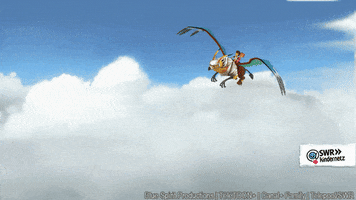 animation flying GIF by SWR Kindernetz