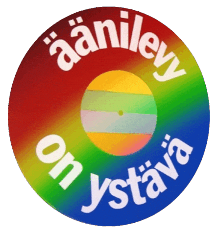 Äänilevyonystävä Sticker by Meltdown Deejays