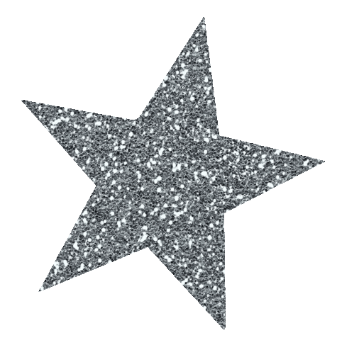 Star Glitter Sticker by The Silver Sphere