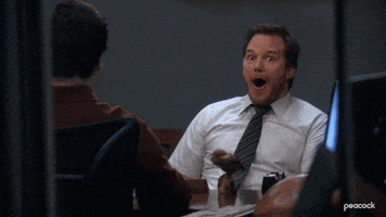Happy Chris Pratt GIF by Parks and Recreation