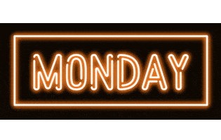 Neon Monday Sticker by AllWriteByMe
