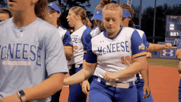 McNeeseSports celebration celebrate game face game day GIF