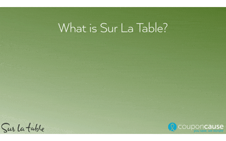 Faq Sur La Table GIF by Coupon Cause