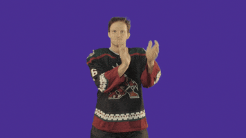Clapping GIF by Arizona Coyotes