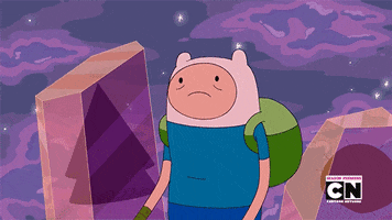 frustrated adventure time GIF