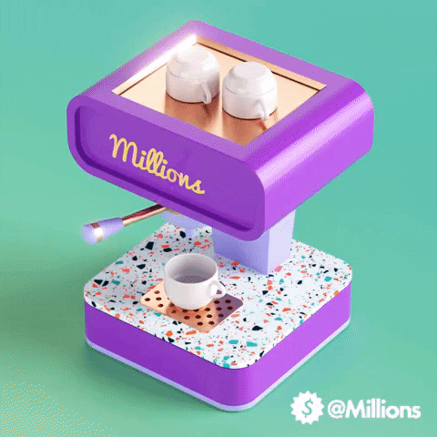Satisfying Coffee Shop GIF by Millions