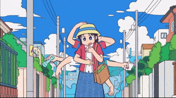 Looking Kyoto Animation GIF