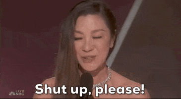 Shut Your Mouth GIF by Golden Globes
