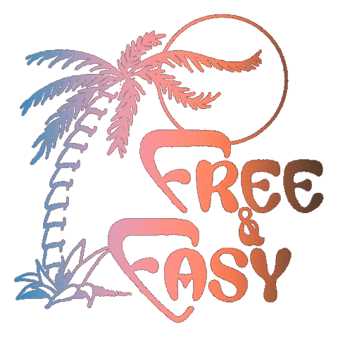 Palm Tree Summer Sticker by Free & Easy