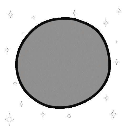 Moon Sticker