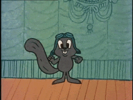 rocky and bullwinkle i need new hobbies GIF