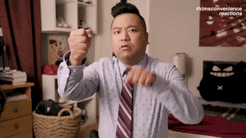 andrew phung thumbs up GIF by Kim's Convenience