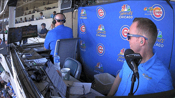 broadcasting chicago cubs GIF by NBC Sports Chicago