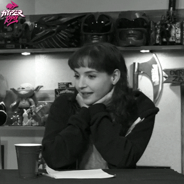 shocked black and white GIF by Hyper RPG