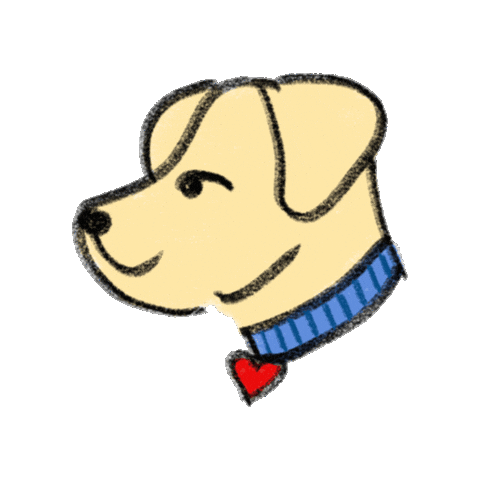 Dog Artist Sticker