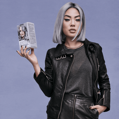 Hair Color Silver GIF by L'Oreal Paris