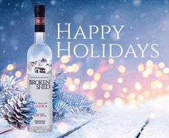 Merry Christmas GIF by Broken Shed Vodka