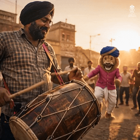 Pink Celebrating GIF by Rajasthan Royals