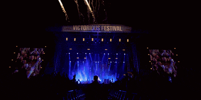 Concert Fireworks GIF by Victorious Festival