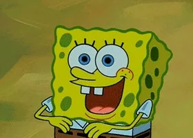 spongebob squarepants rainbow GIF