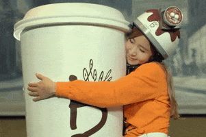 coffee hug GIF