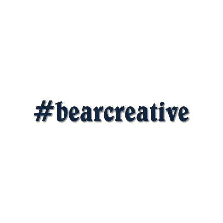 Bear creative. Sticker
