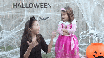 sign language halloween GIF by ASL Nook
