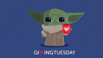 Baby Yoda Giving GIF by GivingTuesday