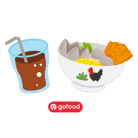 Dinner Indonesia Sticker by GoFoodPartners
