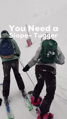Skiing Snowboarding GIF by Slopetugger