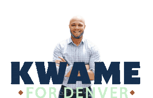 Vote Mayor Sticker by Kwame Spearman for Denver