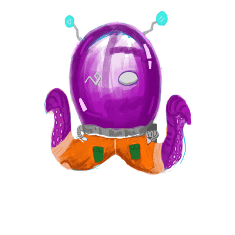 Octopus Sticker