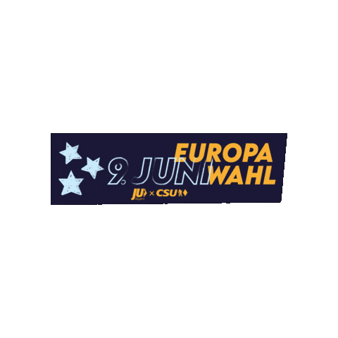 Eu Csu Sticker by JU Bayern