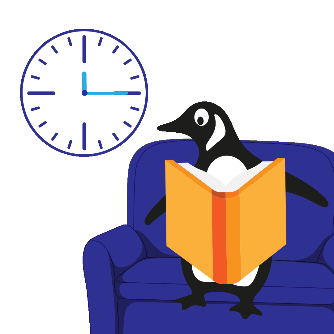 Time Lesen Sticker by Penguin Verlag