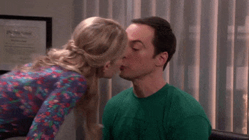 Season 10 Kiss GIF by The Big Bang Theory